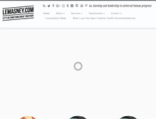 Tablet Screenshot of lemasney.com
